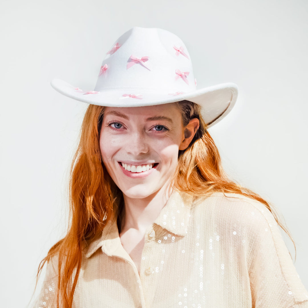 Cowgirls Only Club Cowboy Hat With Bows