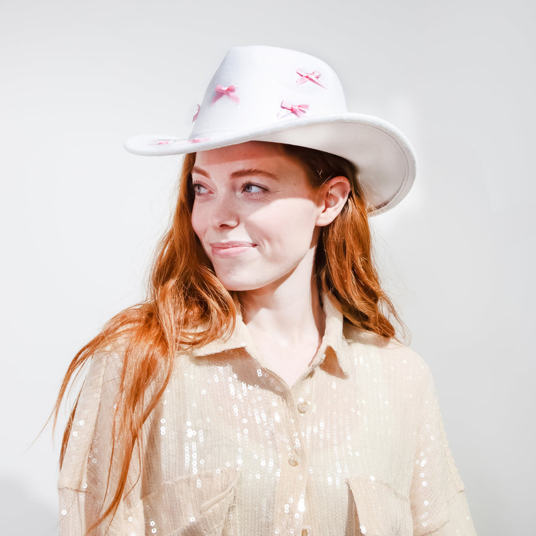 Cowgirls Only Club Cowboy Hat With Bows