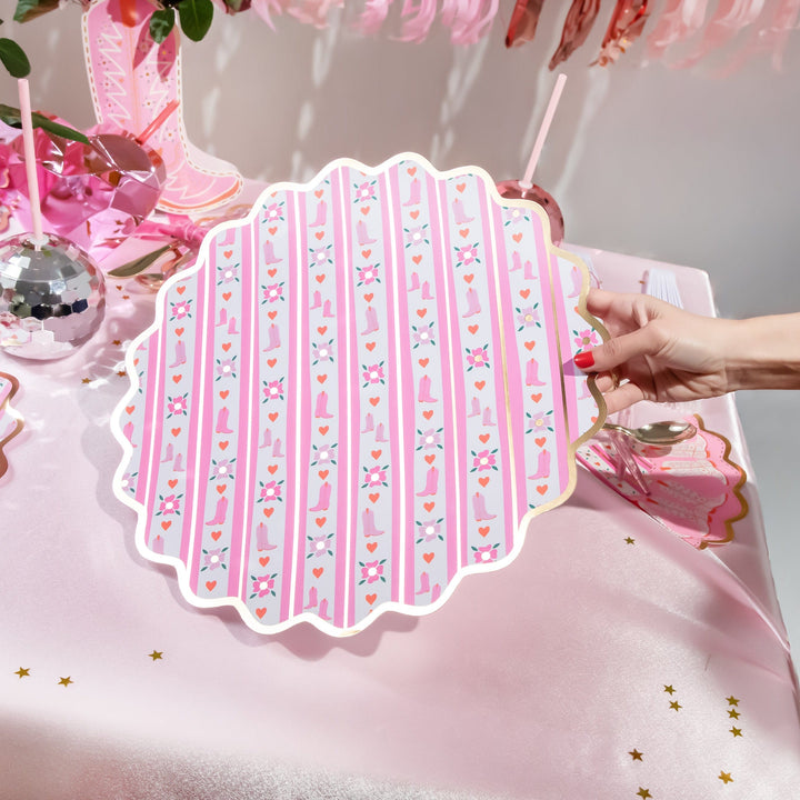 Boot Scoot Blooms Placemats (10 ct)