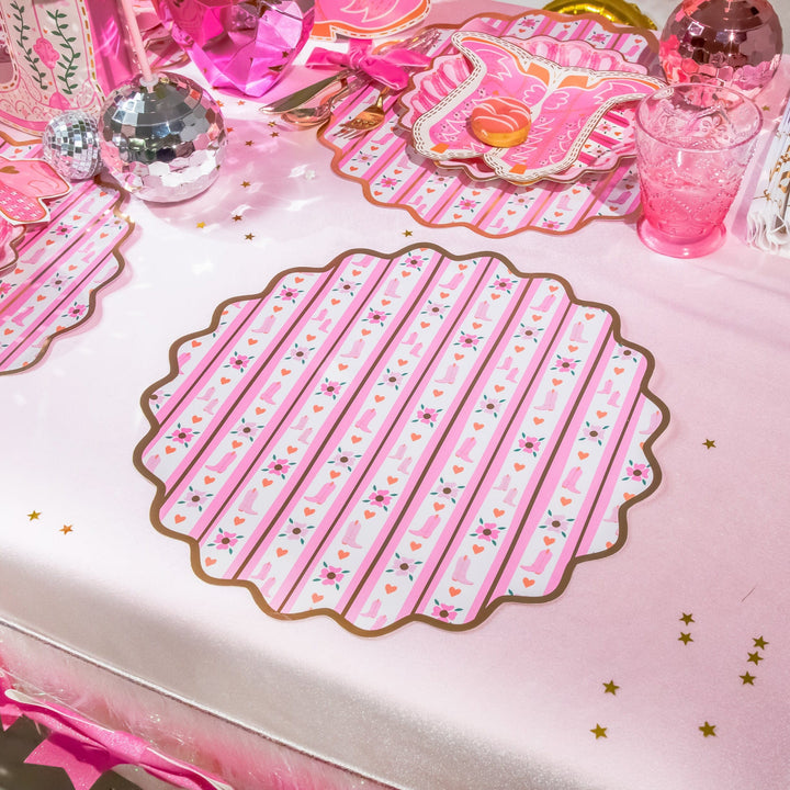 Boot Scoot Blooms Placemats (10 ct)