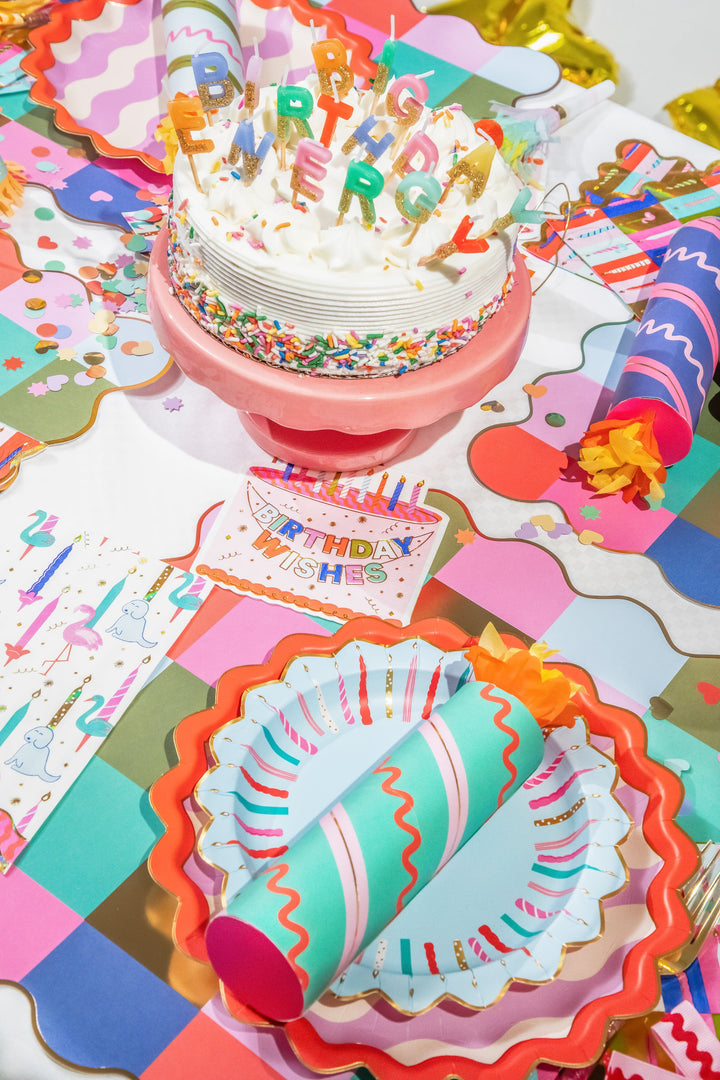 Birthday Candle Confetti Party Crackers (6 ct)