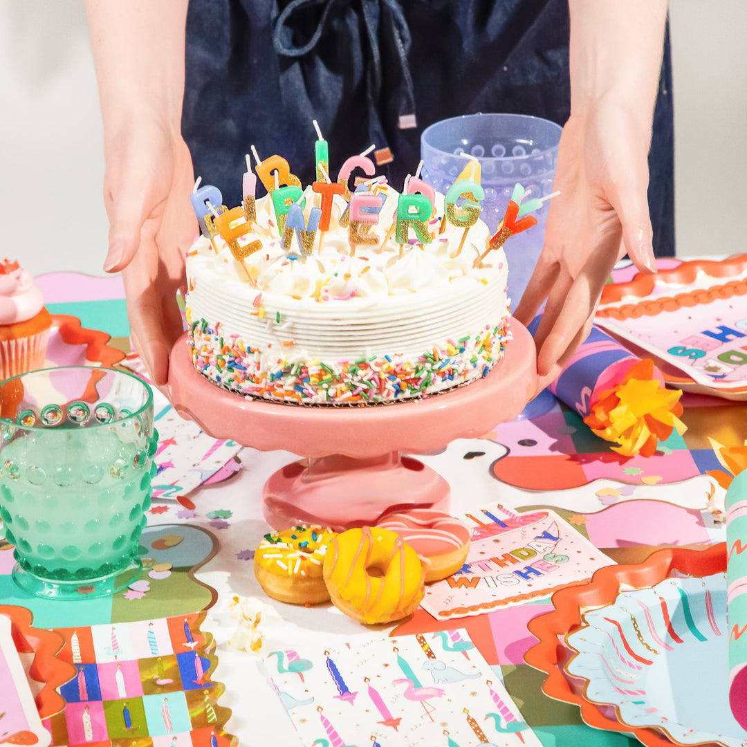 Big Birthday Energy Glitter Birthday Candles Set