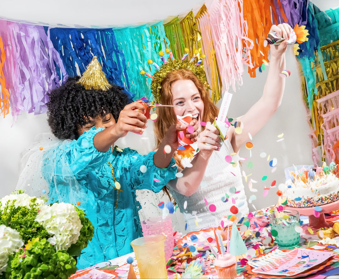 Birthday Candle Confetti Party Crackers (6 ct)