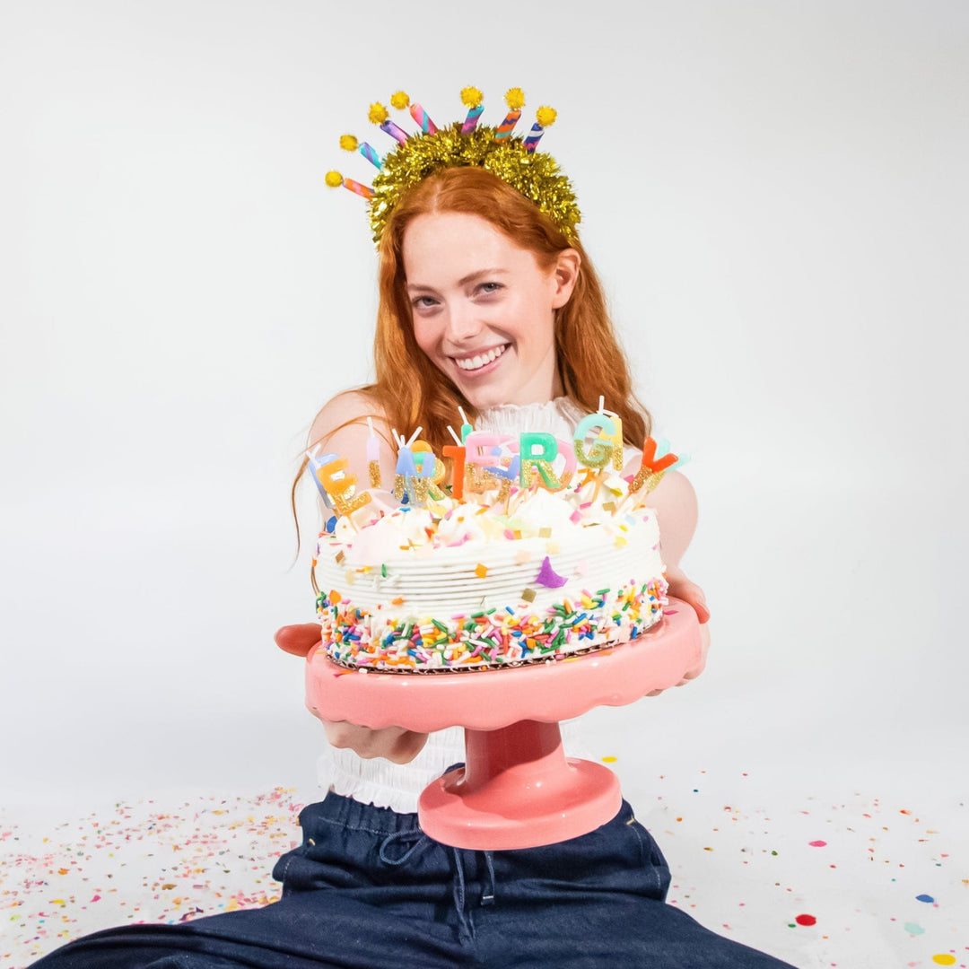 Big Birthday Energy Glitter Birthday Candles Set