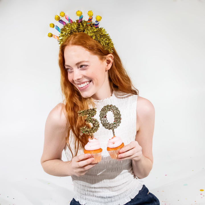 Confetti Time Number Cake Topper Kit (0-9)