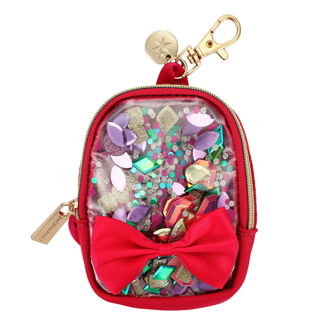 "Audrey" Mini Confetti Backpack Bag Charm