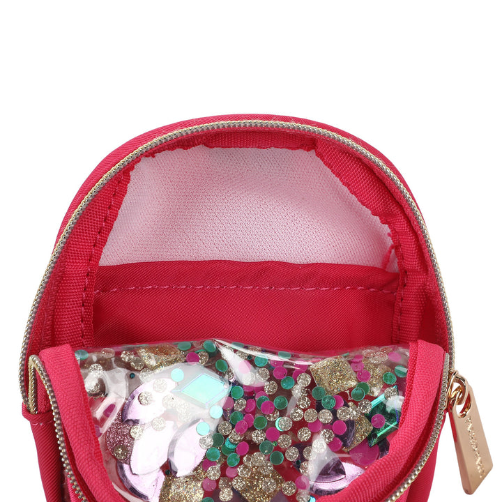"Audrey" Mini Confetti Backpack Bag Charm
