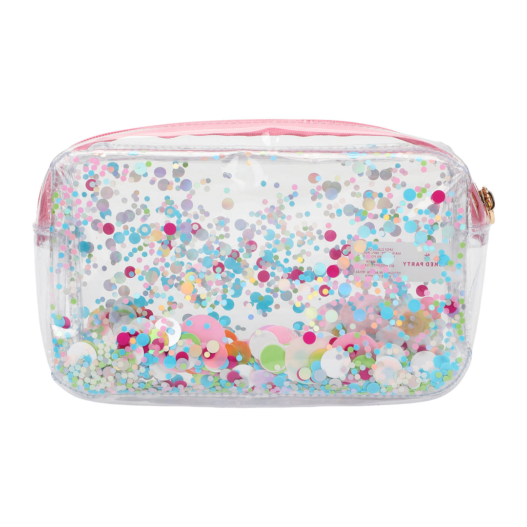 Clear Vinyl Confetti Pouch