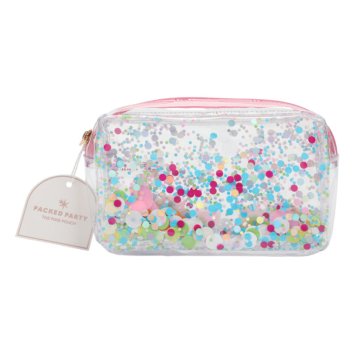 Clear Vinyl Confetti Pouch