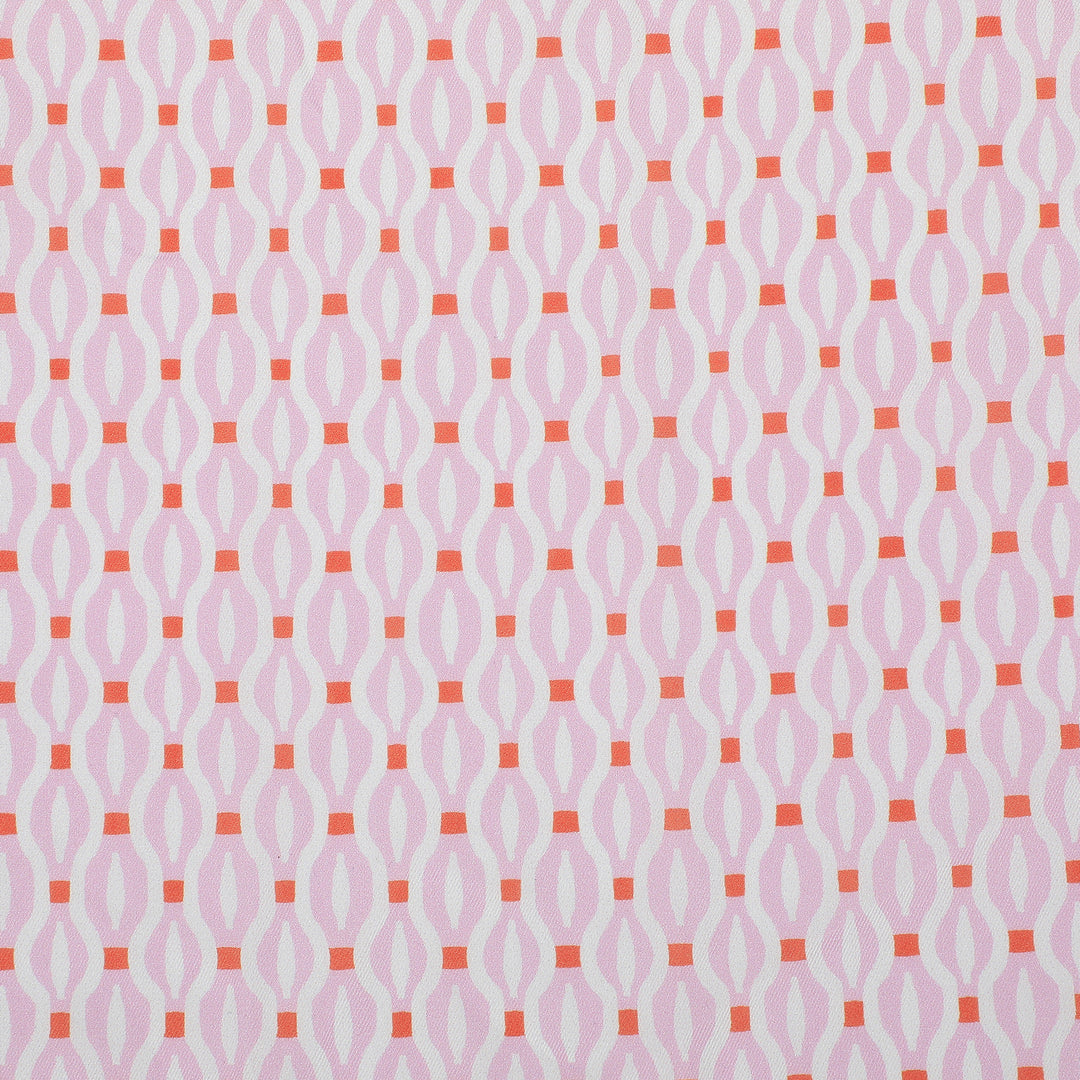 Geo Chic Pink Satin Anything Scarf