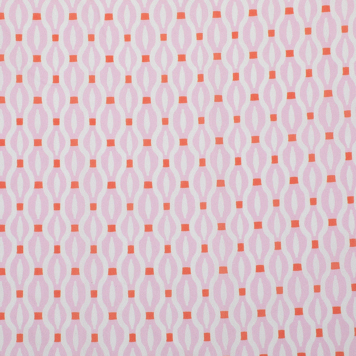 Geo Chic Pink Satin Anything Scarf