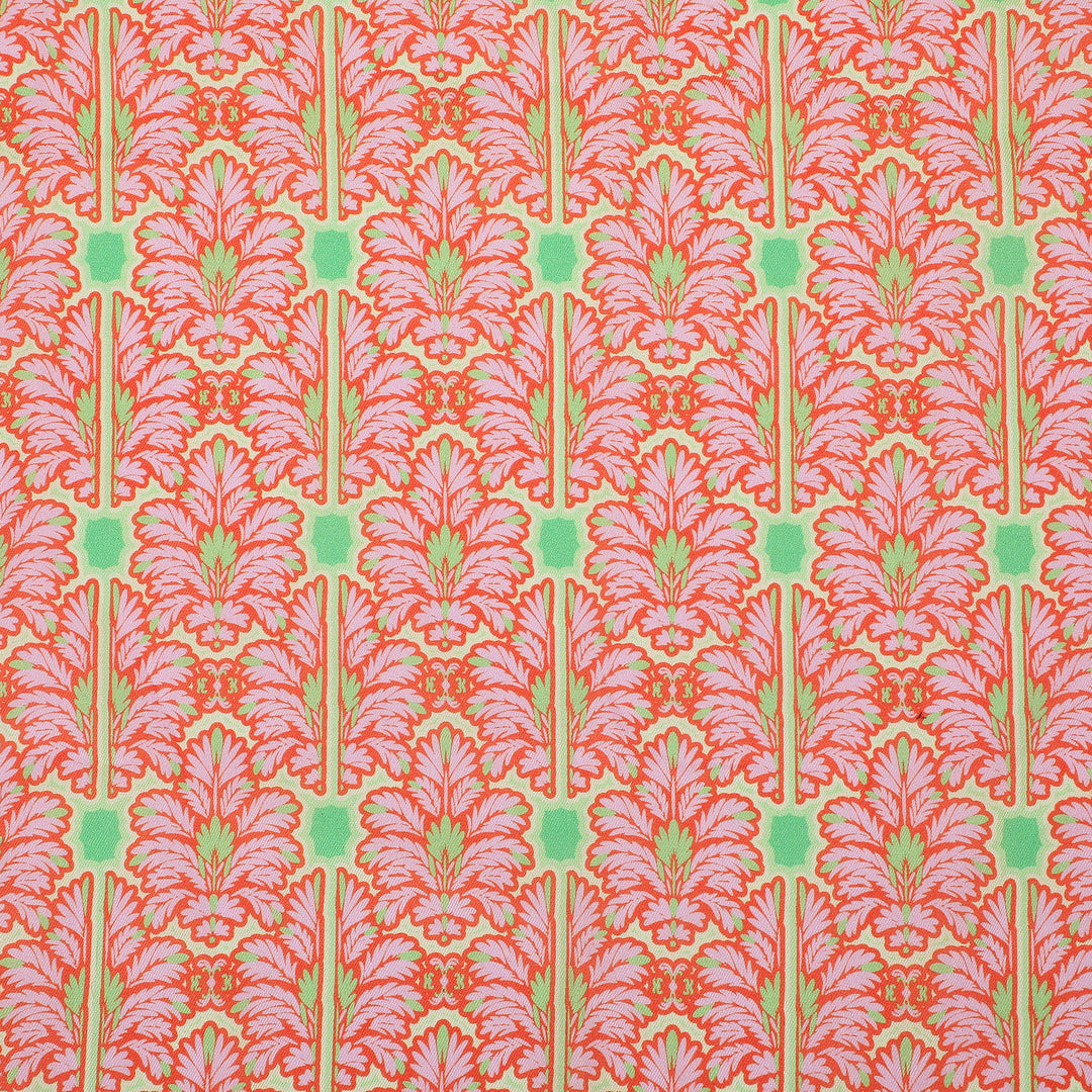 Pink Palm Satin Anything Scarf