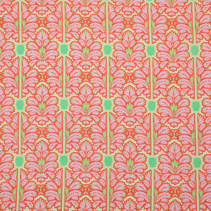 Pink Palm Satin Anything Scarf