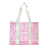 PINK TILE VINYL TOTE