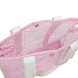PINK TILE VINYL TOTE