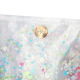 CONFETTI CLEAR VINYL TOTE BAG