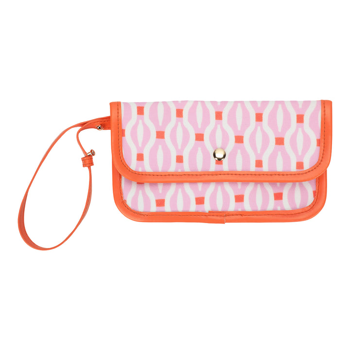 Geo Chic Oversized Tote Bag with Wallet