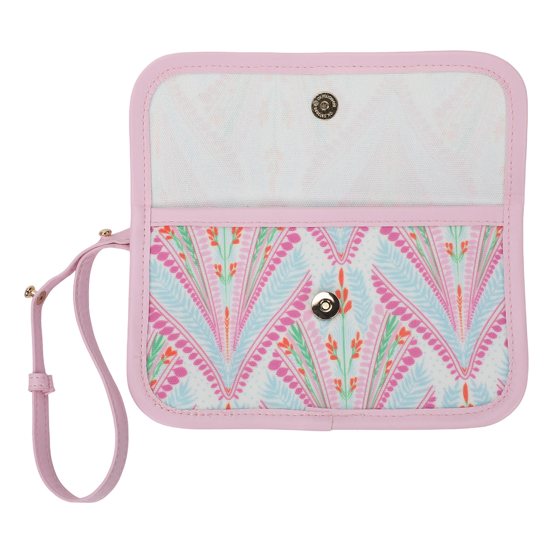 Petals &amp; Plumes Oversized Tote Bag with Wallet