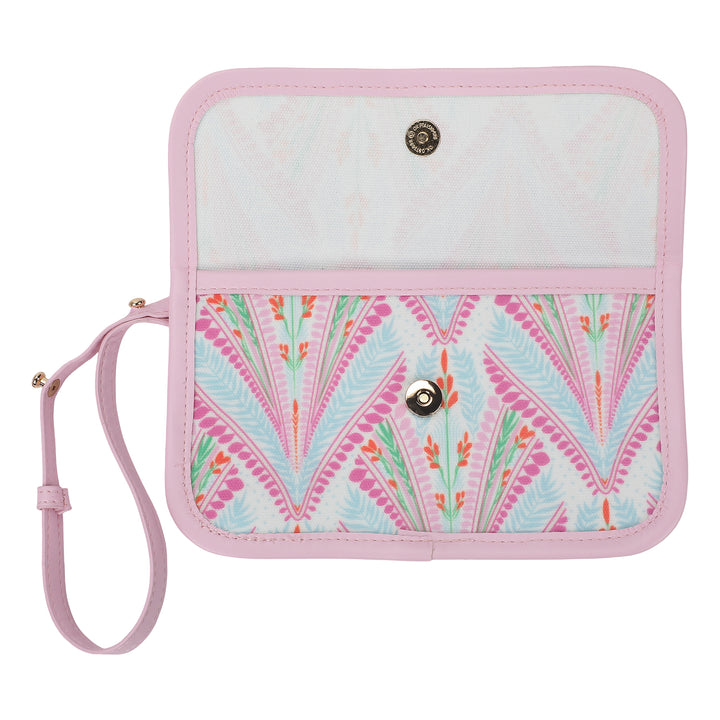 Petals &amp; Plumes Oversized Tote Bag with Wallet