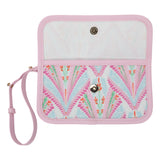 Petals & Plumes Oversized Tote with Wallet