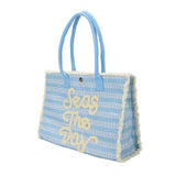 Seas The Day Canvas Tote Bag
