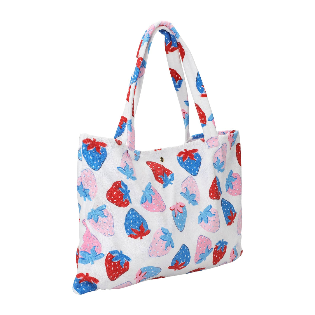 Red, White &amp; Berry 2-in-1 Towel Tote Bag
