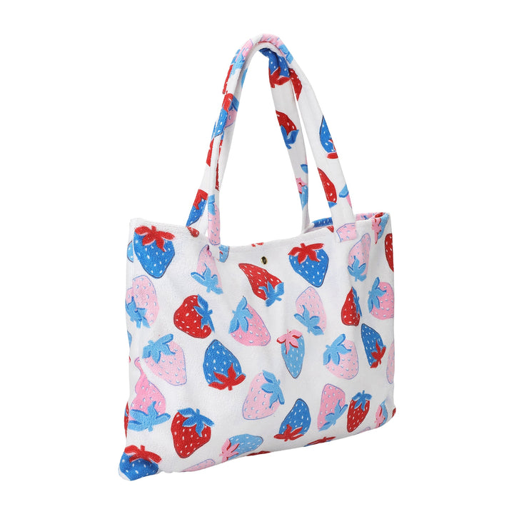 Red, White &amp; Berry 2-in-1 Towel Tote Bag