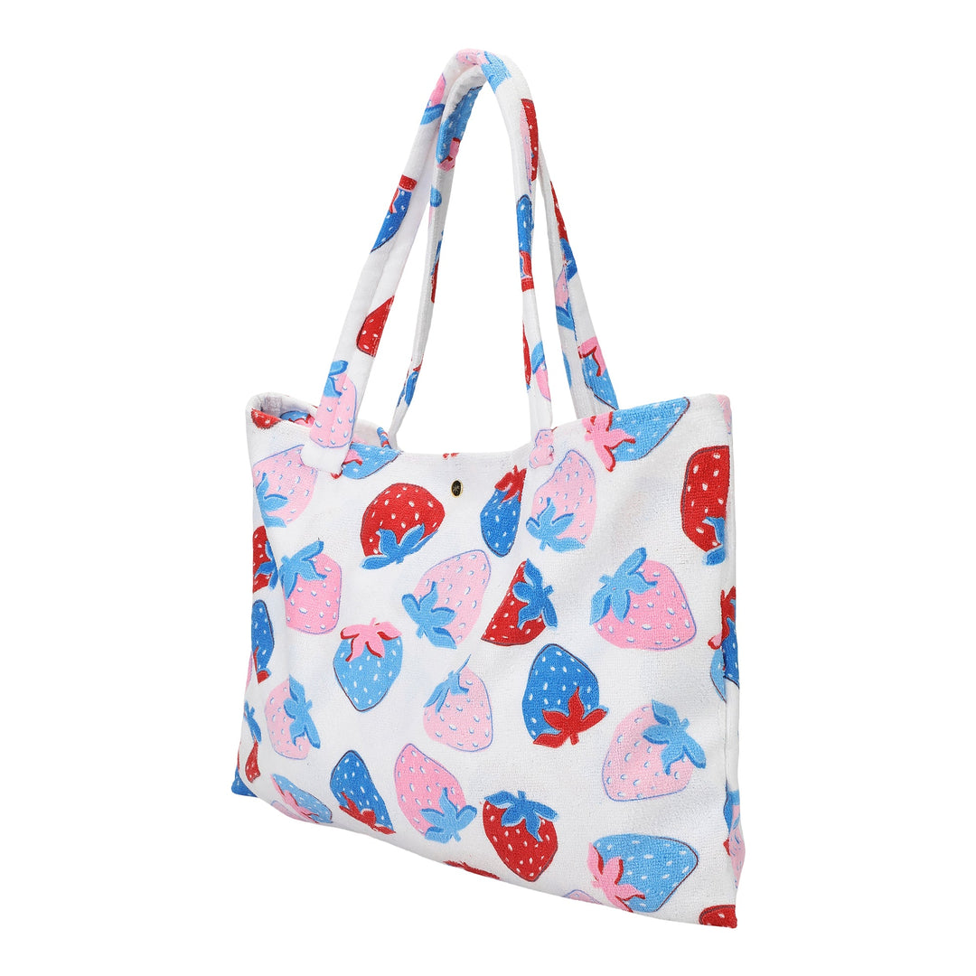 Red, White &amp; Berry 2-in-1 Towel Tote Bag