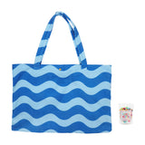 Blue Wave 2-in-1 Towel Tote Bag