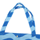 Blue Wave 2-in-1 Towel Tote Bag
