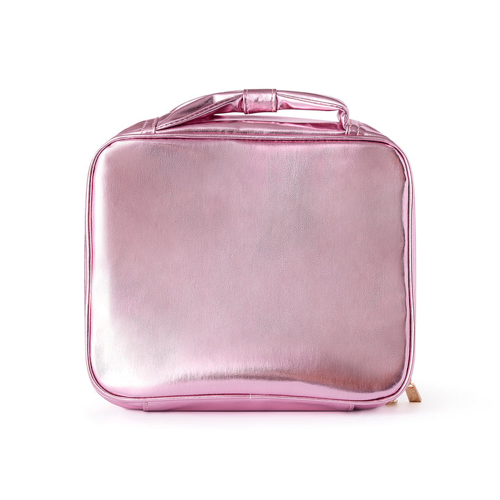 Pink Bow Confetti Insulated Lunch Box with Anti-Microbial Lining