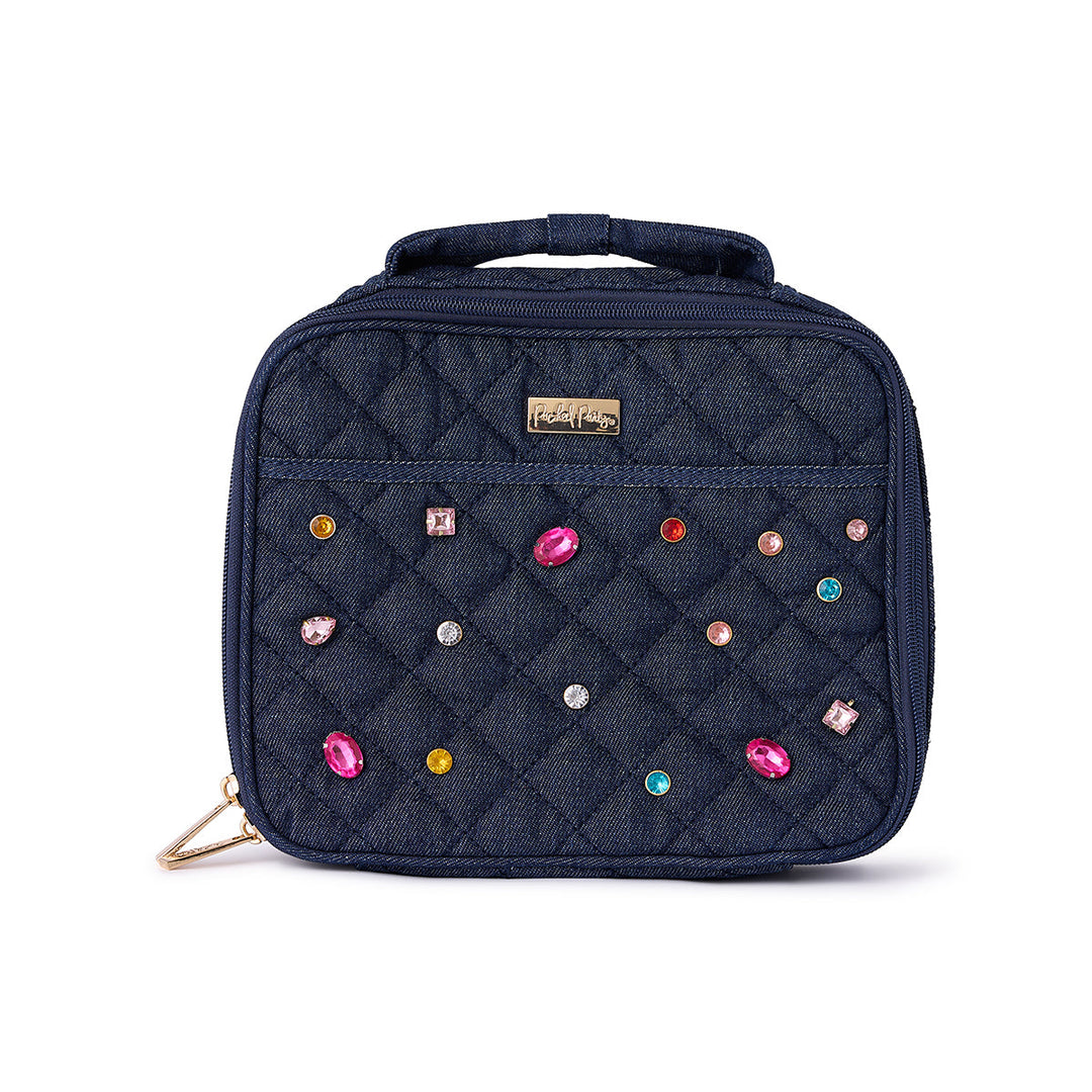 Packed Party Denim and Multi-color Gemstones Adult Lunchbox