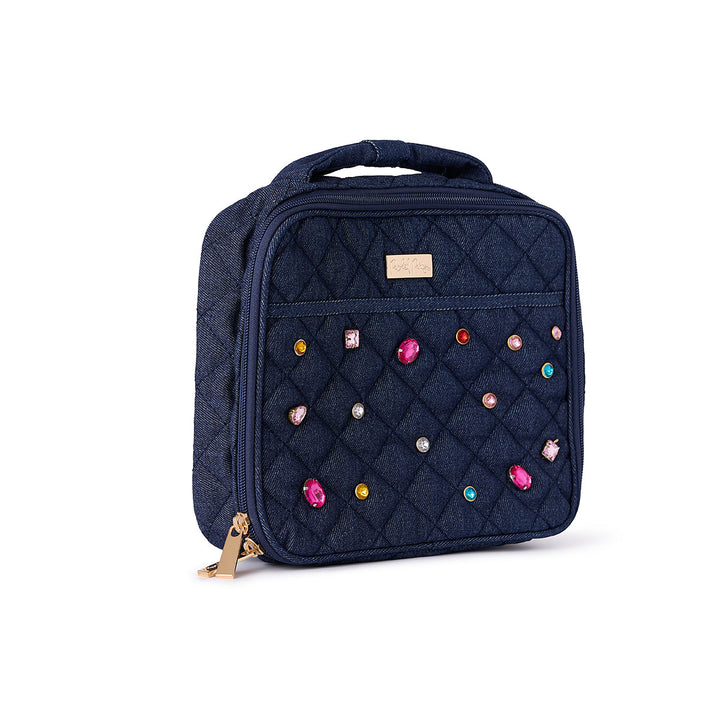 Packed Party Denim and Multi-color Gemstones Adult Lunchbox