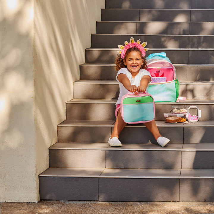 Colorblock Jelly Insulated Anti-Microbial Lunch Box