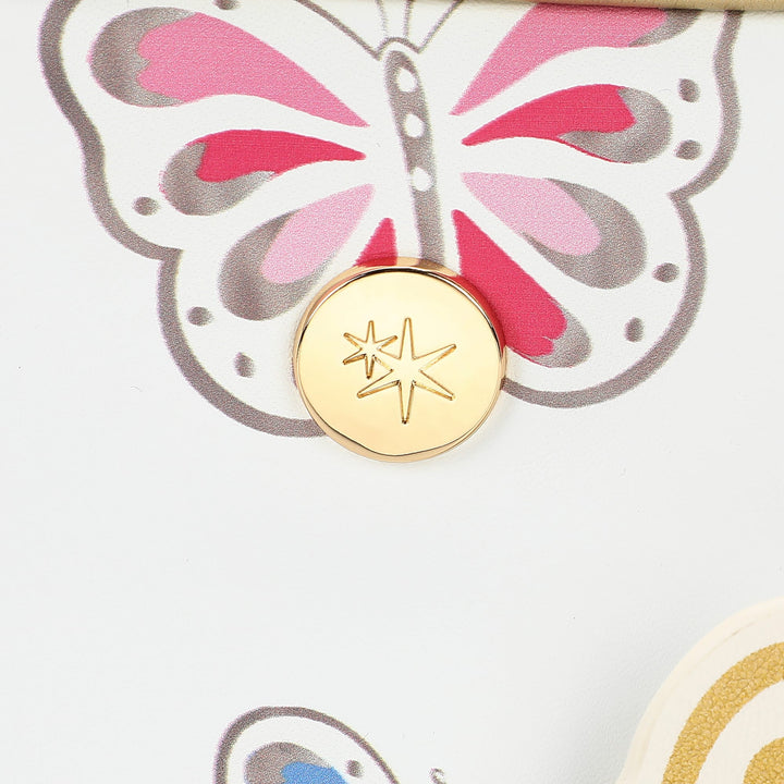 Gold Butterfly Insulated Lunch Box