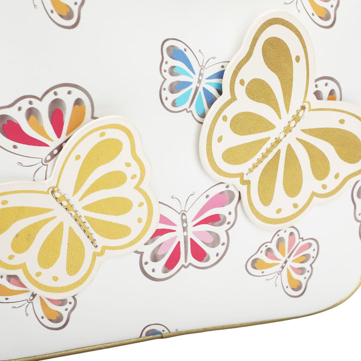 Gold Butterfly Insulated Lunch Box