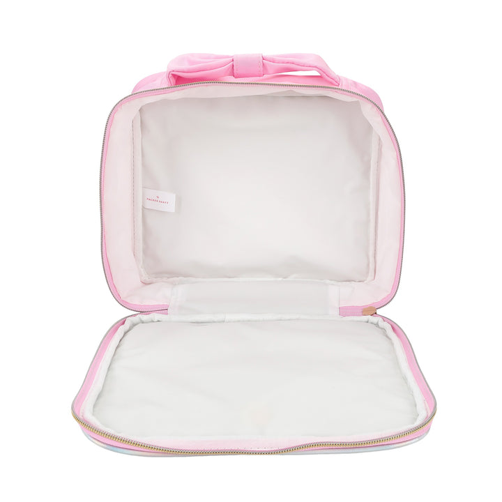 "Taylor" Quilted Confetti Hearts Insulated Lunchbox