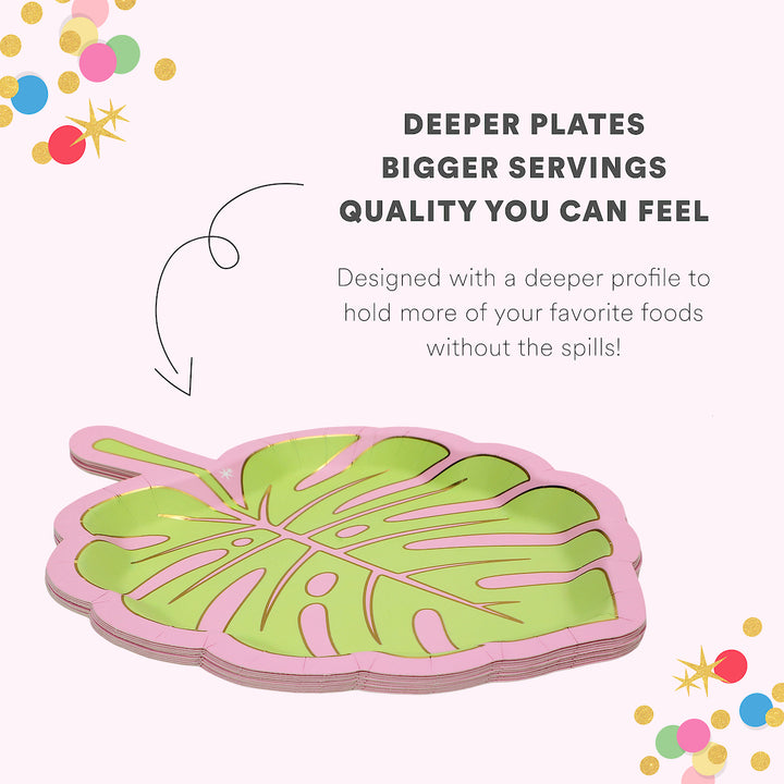 Cabana Club Palm Leaf Plates (10 ct)