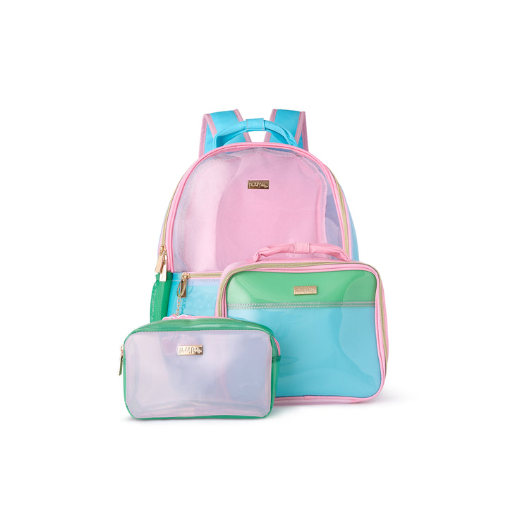 Color Block Jelly Backpack