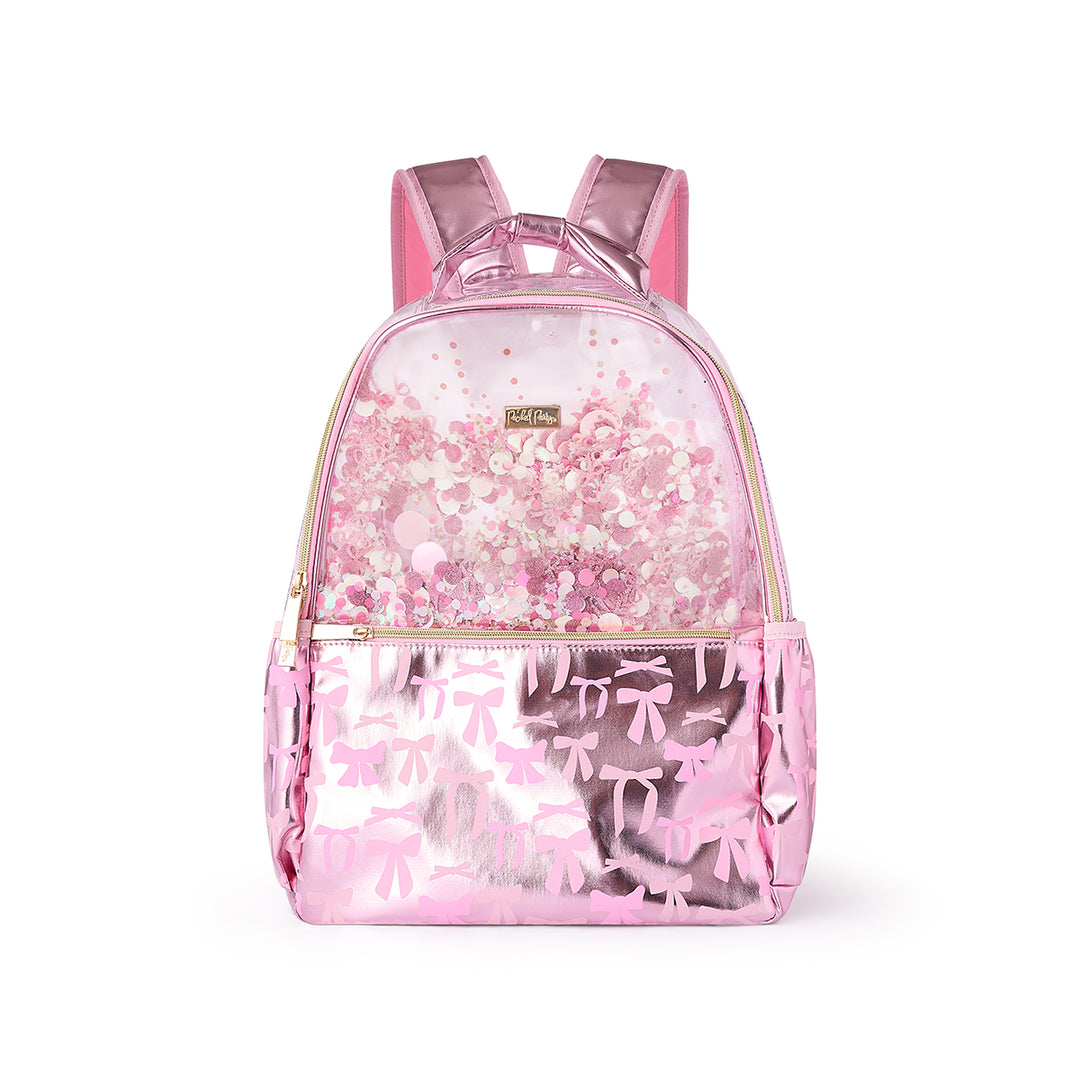 Pink Bows &amp; Confetti Backpack