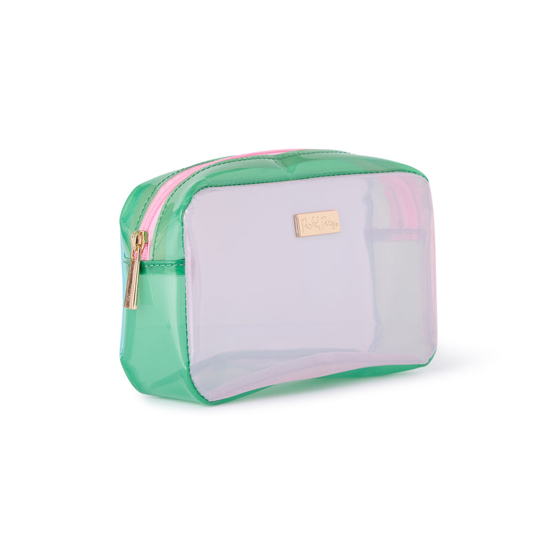 JELLY COLOR BLOCK PENCIL CASE