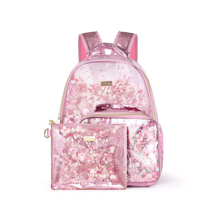 Pink Bows &amp; Confetti Pink Everything Pouch