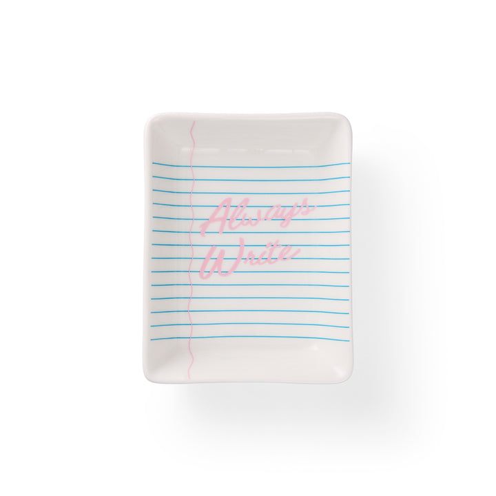 Always Write Trinket Tray and Earring Set