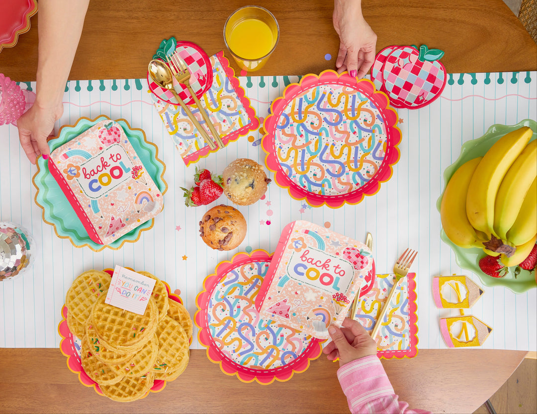 Back to Cool Notebook Dessert Plates (10 ct)