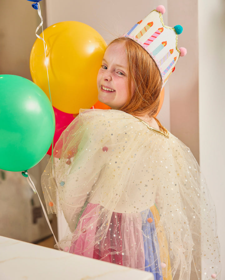 Frosted In Fun Tulle Celebrations Cape