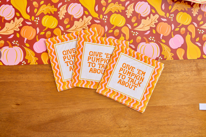 Packed Party Harvest Napkins, 5 In Paper Party Ware
