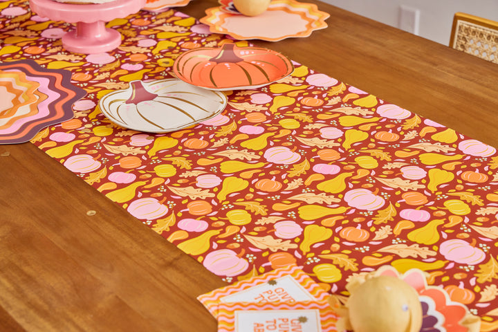 Packed Party Harvest Table Runner Party Decor