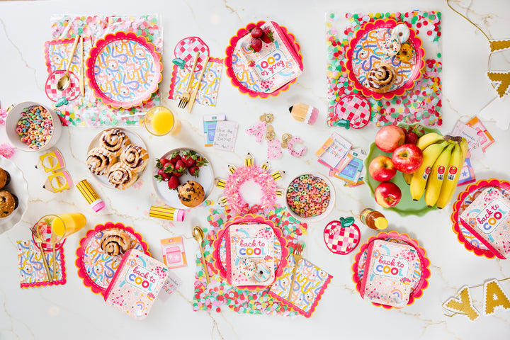 Back to Cool Notebook Dessert Plates (10 ct)