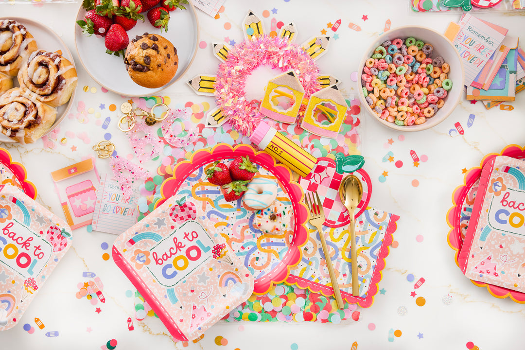 Back to Cool Notebook Dessert Plates (10 ct)