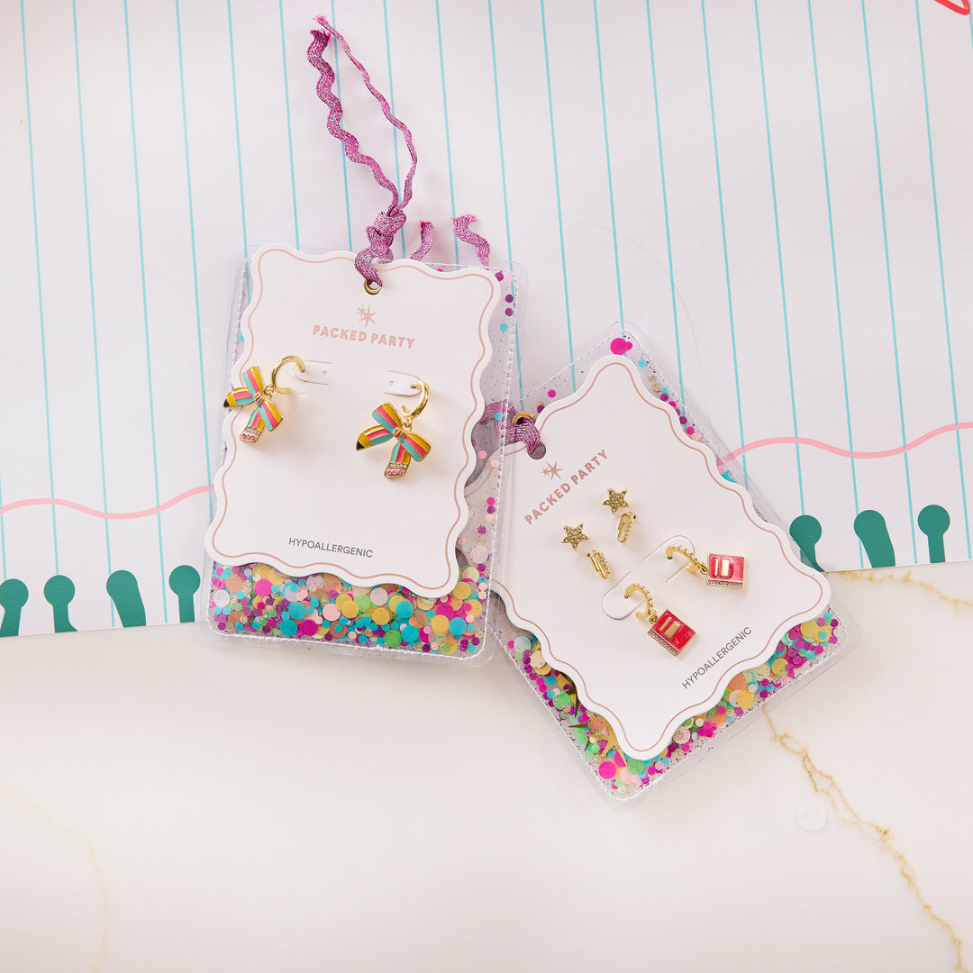 Pencil Bow Earrings
